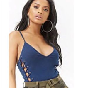 Lace up bodysuit